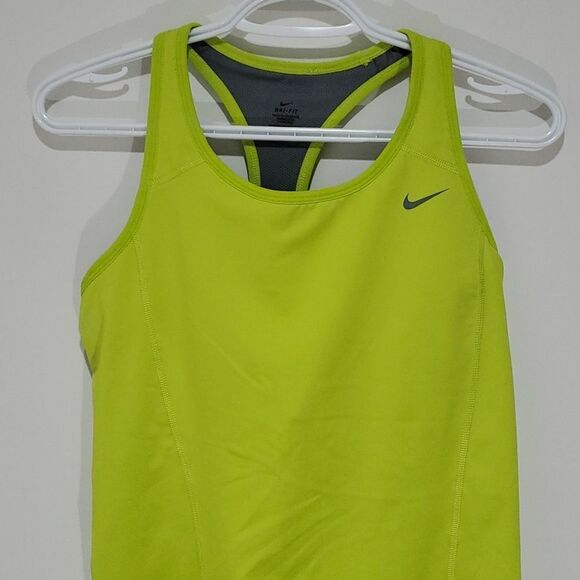 Nike Dri-fit large lime green athletic jersey - Picture 2 of 7